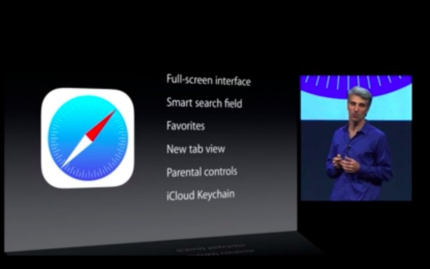 Safari unter iOS 7 (Bild: Apple/Screenshot: Golem.de)